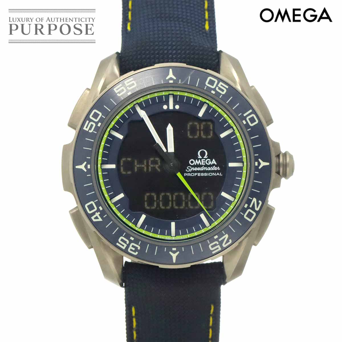 OMEGA スピードマスター スカイウォーカー X-33 ソーラーインパルス 318 92 45 79 03 001 メンズ 腕時計 ブラック クォーツ ウォッチ オメガ 90318713