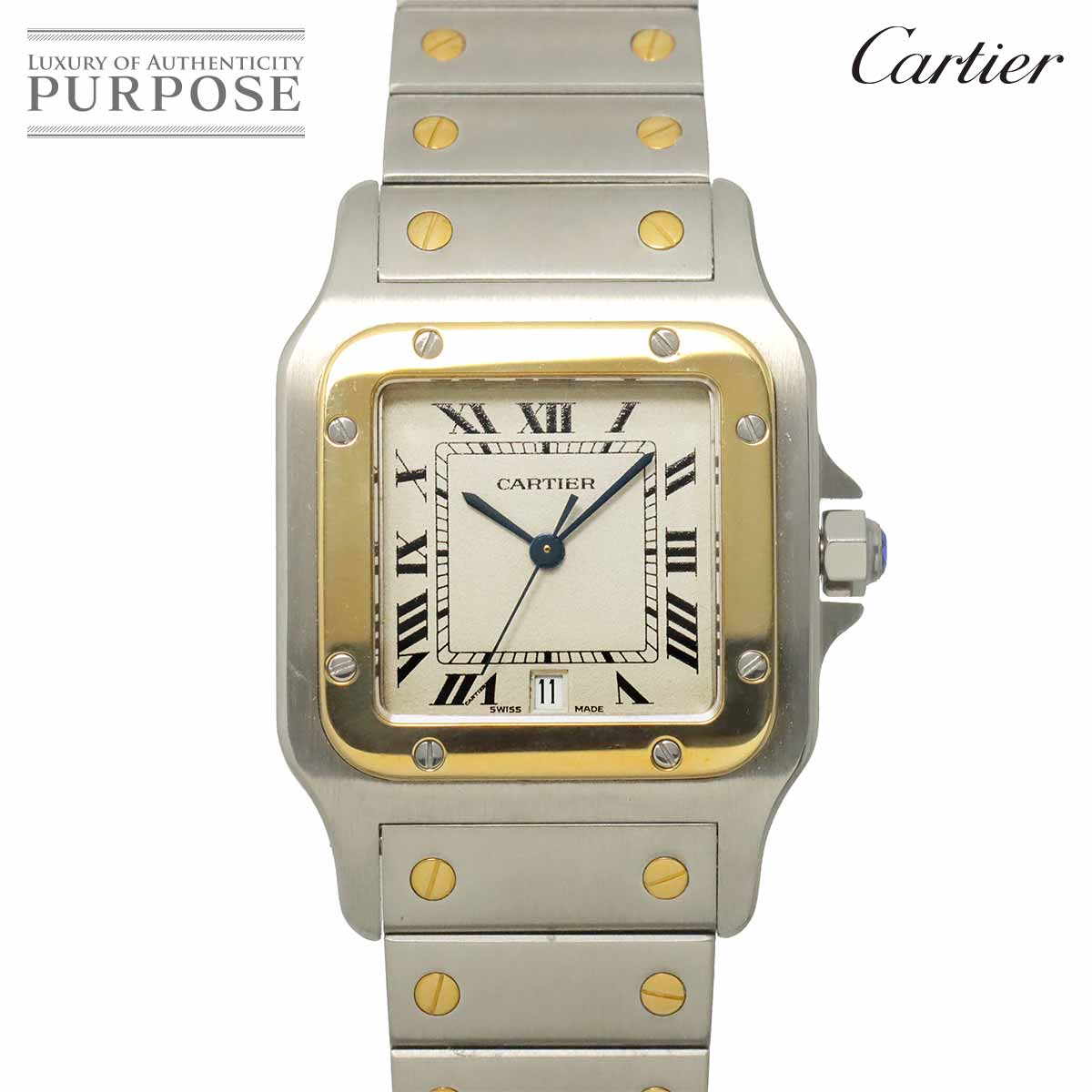 Cartier マスト21 ヴァンティアン クロノスカフ W10184U2 クロノグラフ