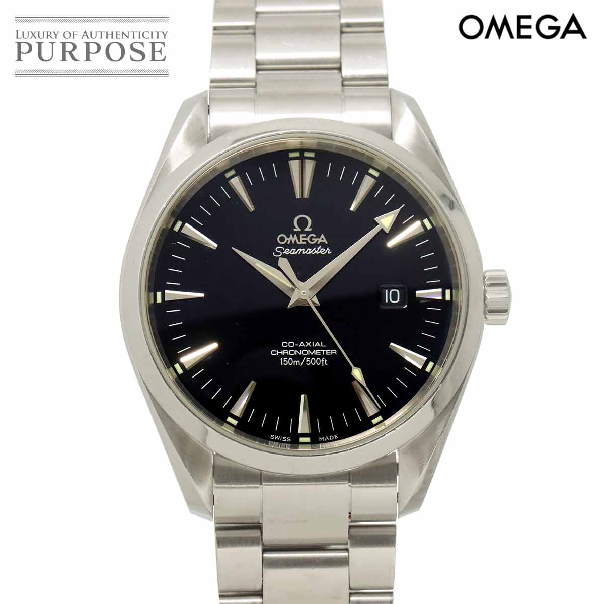 オメガ シーマスター300 2265-80 メンズ腕時計 ネイビー クオーツ OMEGA シーマスター 300 プロフェッショナル 2265 80 メンズ 腕時計