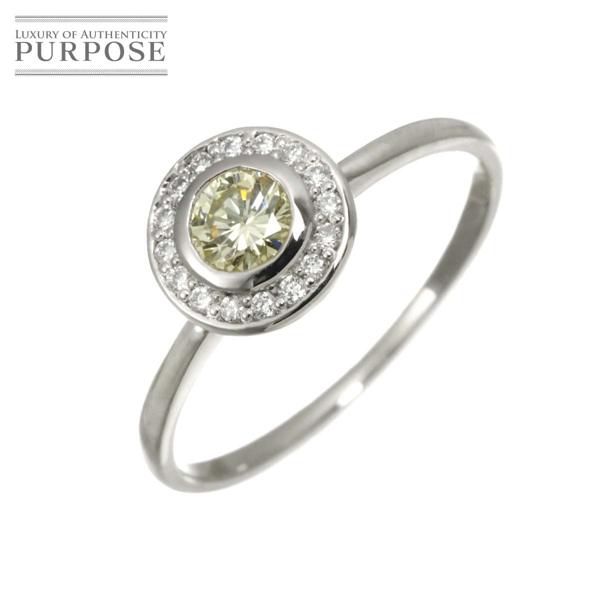 リング 9.5号 ダイヤ 0.252ct/0.07ct Pt プラチナ 指輪 Diamond Ring 90323718