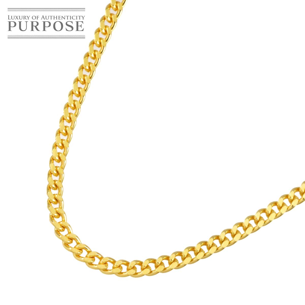K24 喜平 ネックレス 60cm 2面 20.4g 幅2.6mm イエローゴールド 999 キヘイ kihei necklace 90326793