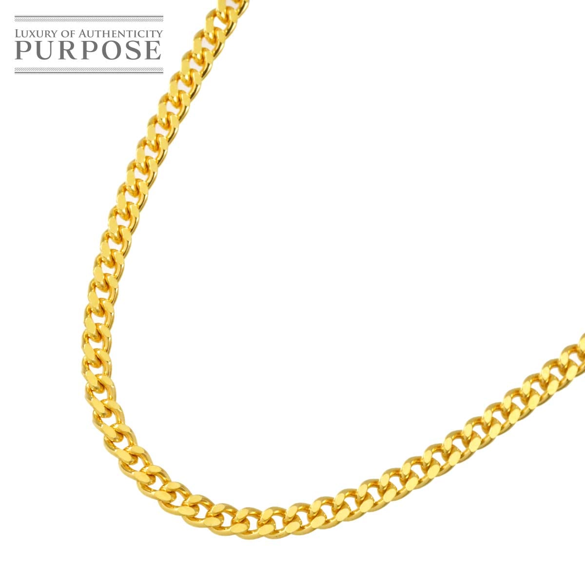 K24 喜平 ネックレス 60cm 2面 20.7g 幅2.6mm イエローゴールド 999 キヘイ kihei necklace 90326794