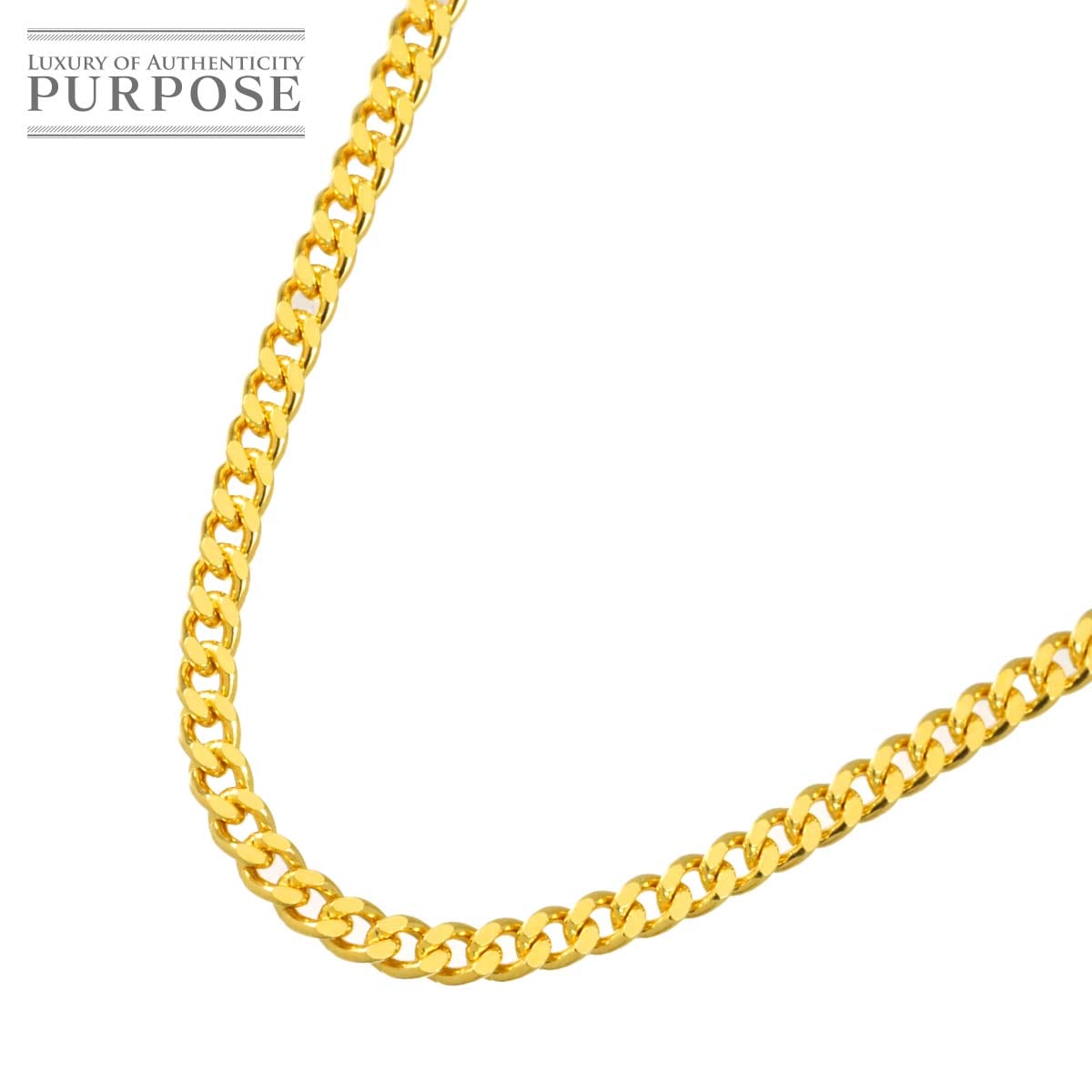 K24 喜平 ネックレス 60cm 2面 20.3g 幅2.6mm イエローゴールド 999 キヘイ kihei necklace 90326796