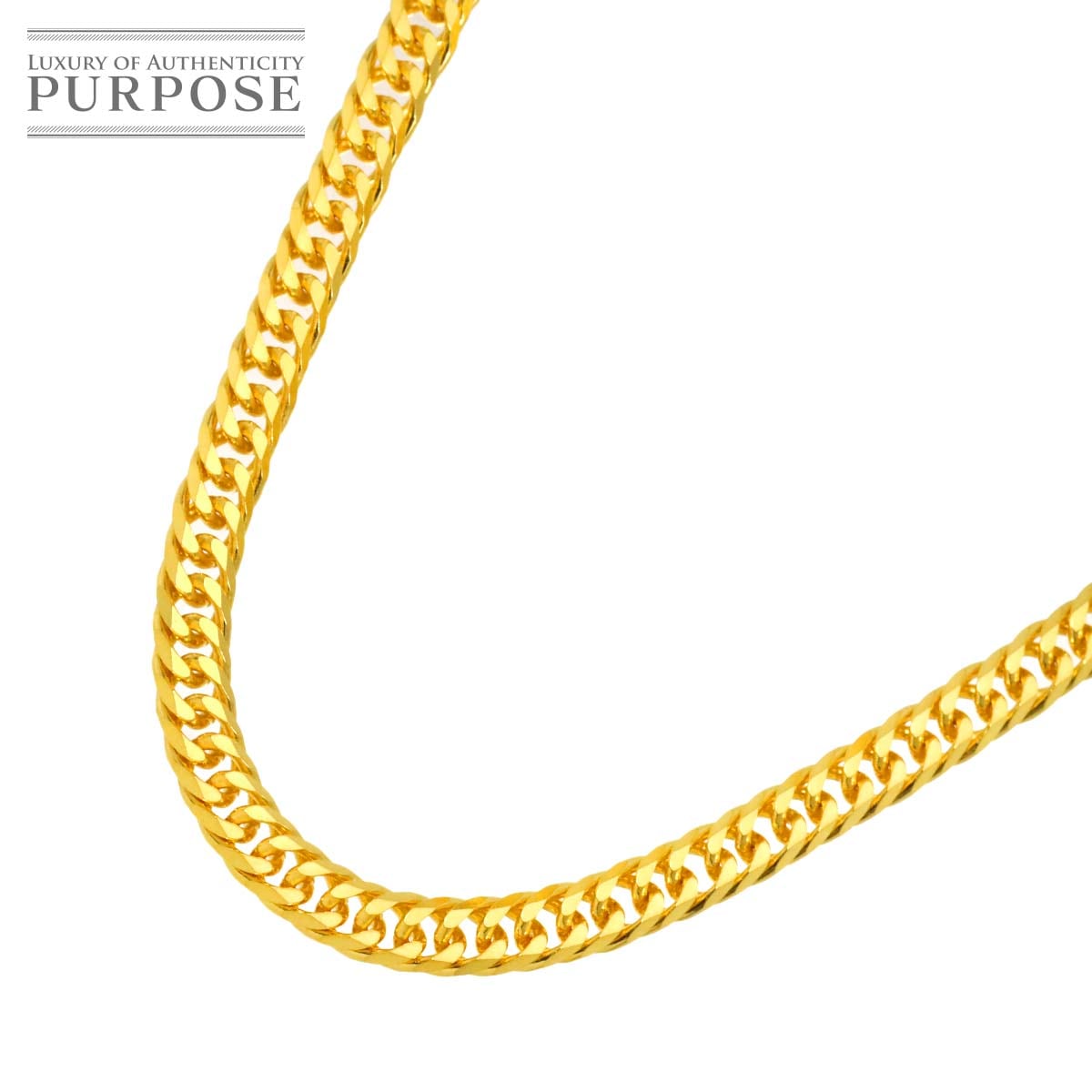 K24 喜平 ネックレス 60cm 6面ダブル 53.7g 幅4.8mm イエローゴールド 999 キヘイ kihei necklace 90326809