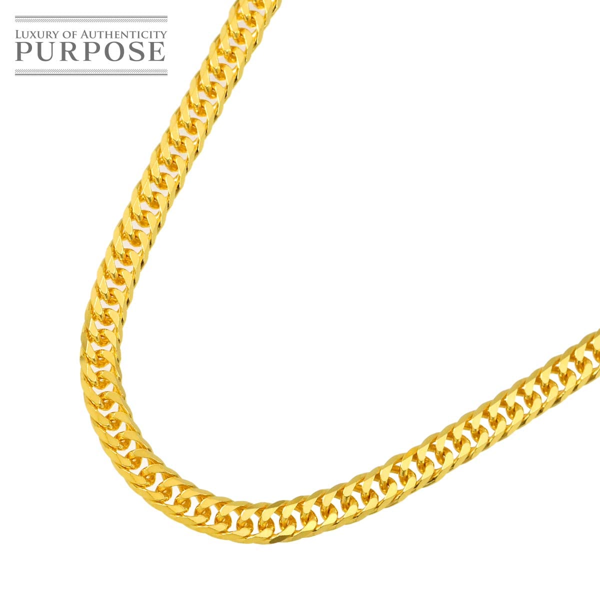 K24 喜平 ネックレス 60cm 6面ダブル 53.8g 幅4.8mm イエローゴールド 999 キヘイ kihei necklace 90326810