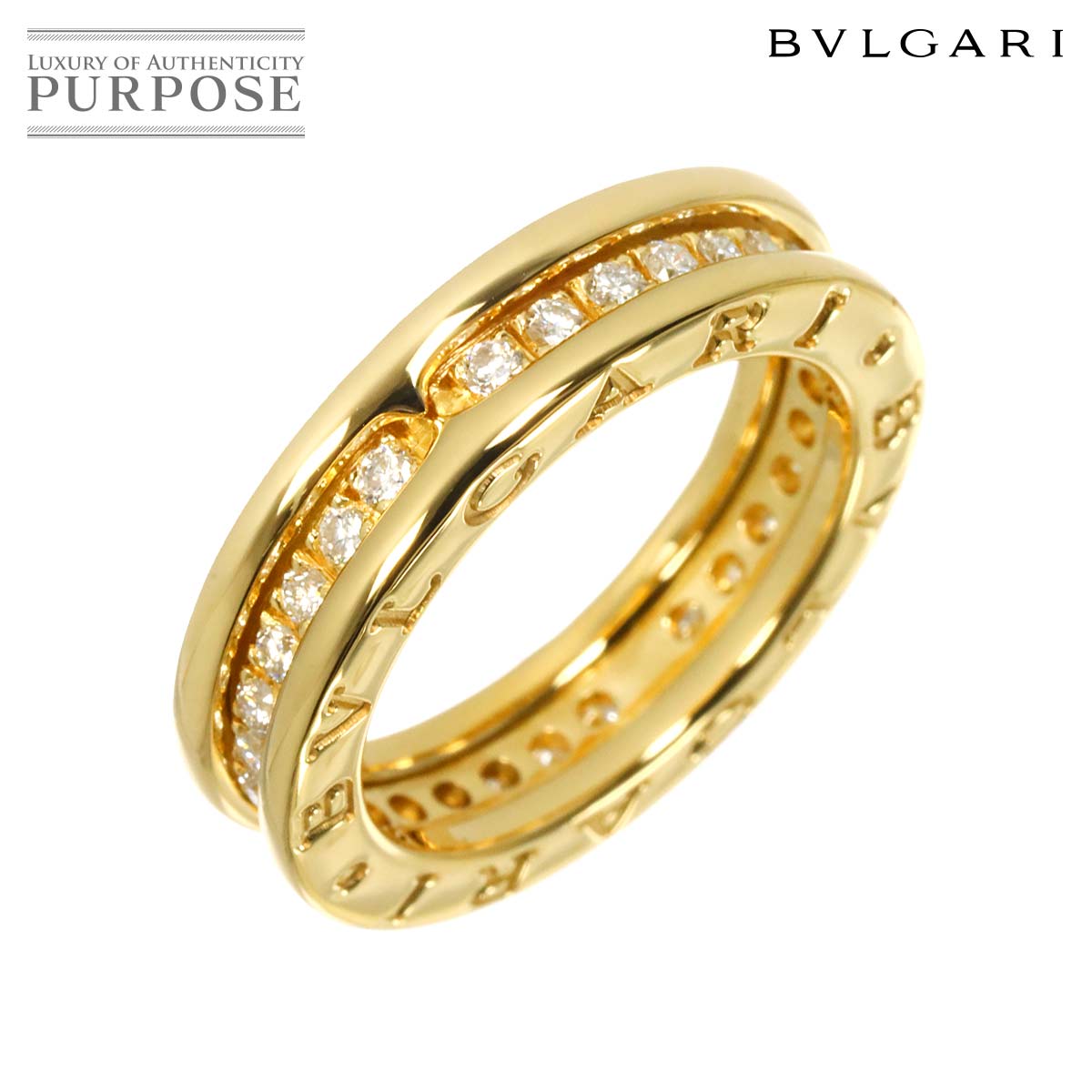 BVLGARI ビーゼロワン 1バンド #61 リング K18 WG ホワイトゴールド