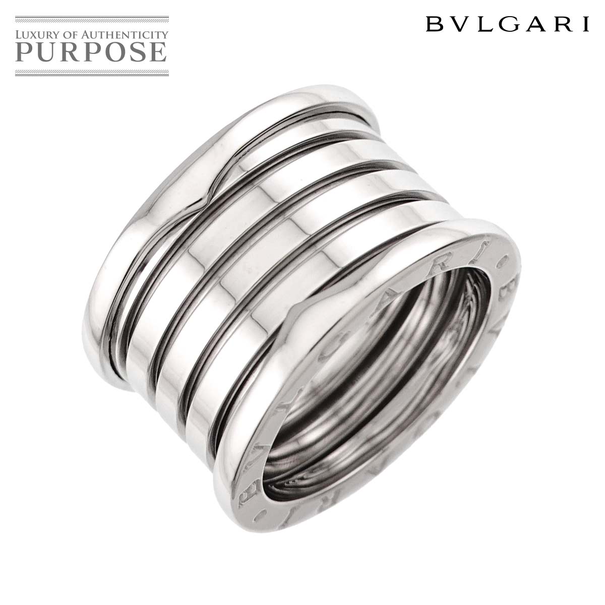 BVLGARI ビーゼロワン 1バンド #61 リング K18 WG ホワイトゴールド