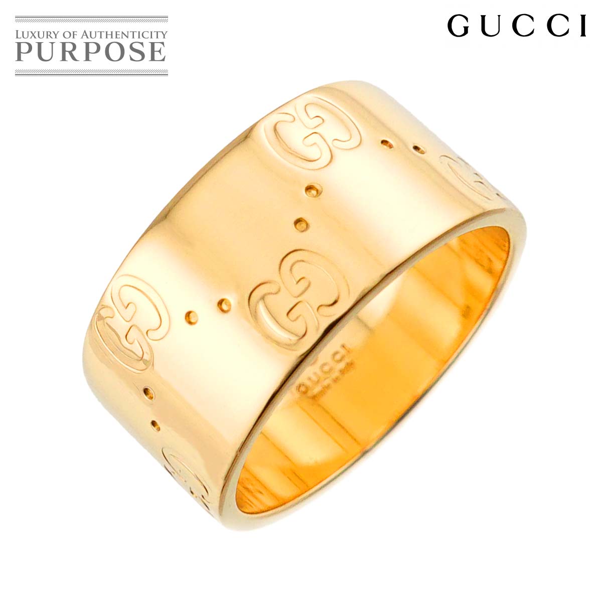 GUCCI アイコン アモール フォーエバー #18 リング K18 WG ホワイト