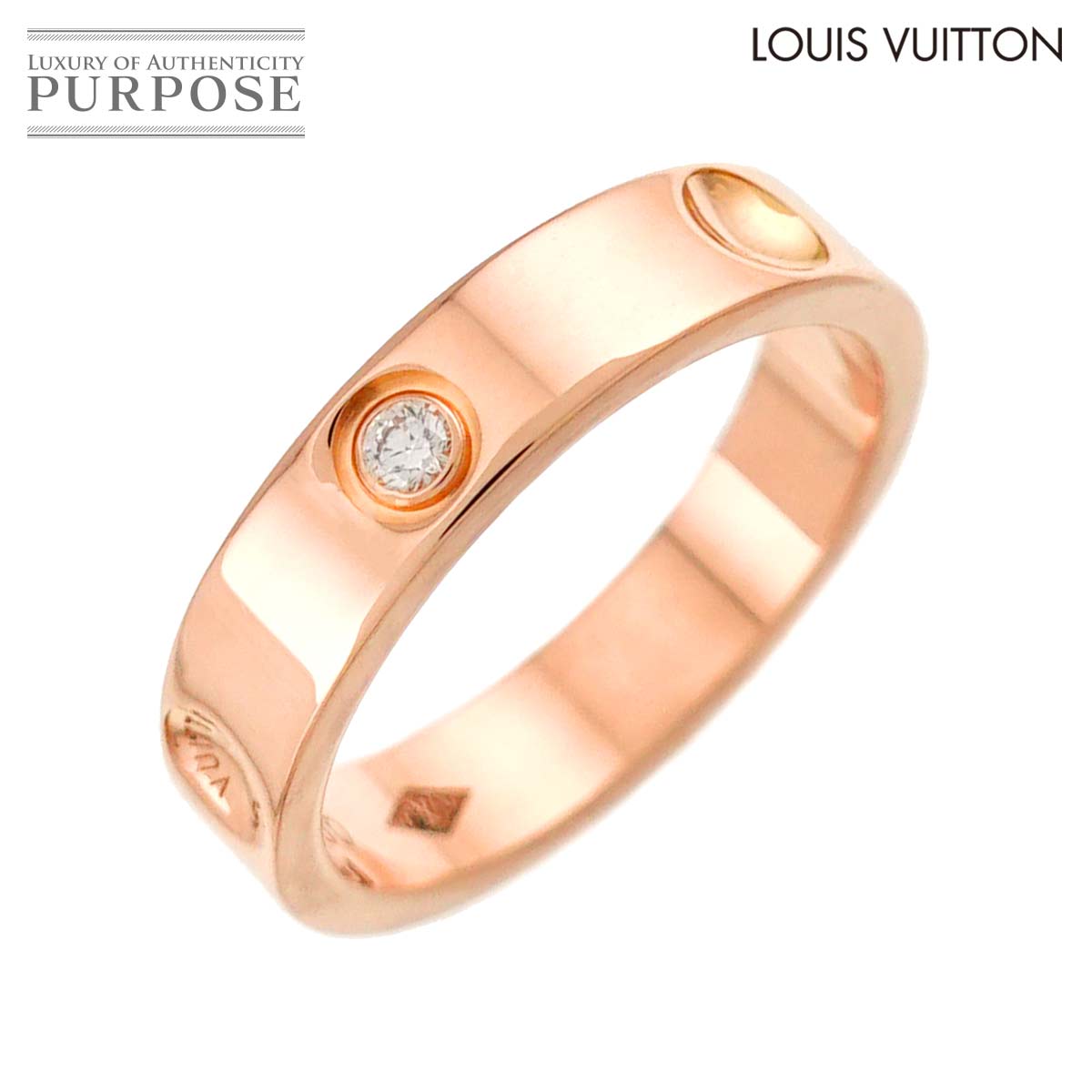 LOUIS VUITTON アリアンス アンプラント #44 リング ダイヤ K18 PG ピンクゴールド 750 指輪 Ring ルイ ヴィトン 90324367