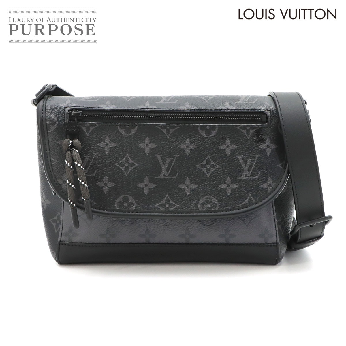 LOUIS VUITTON モノグラム エクリプス リバース パルス メッセンジャー ショルダー バッグ M12681 RFID Pulse Messenger ルイ ヴィトン 90316203