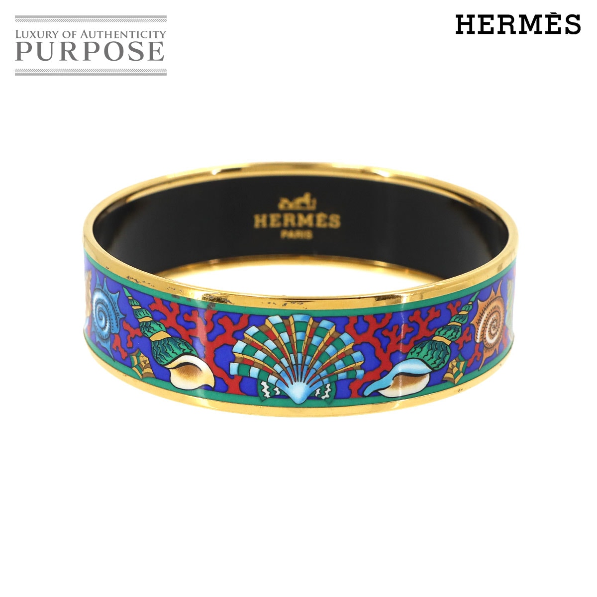 HERMES カランバ ネックレス ラッカーウッド バッファローホーン