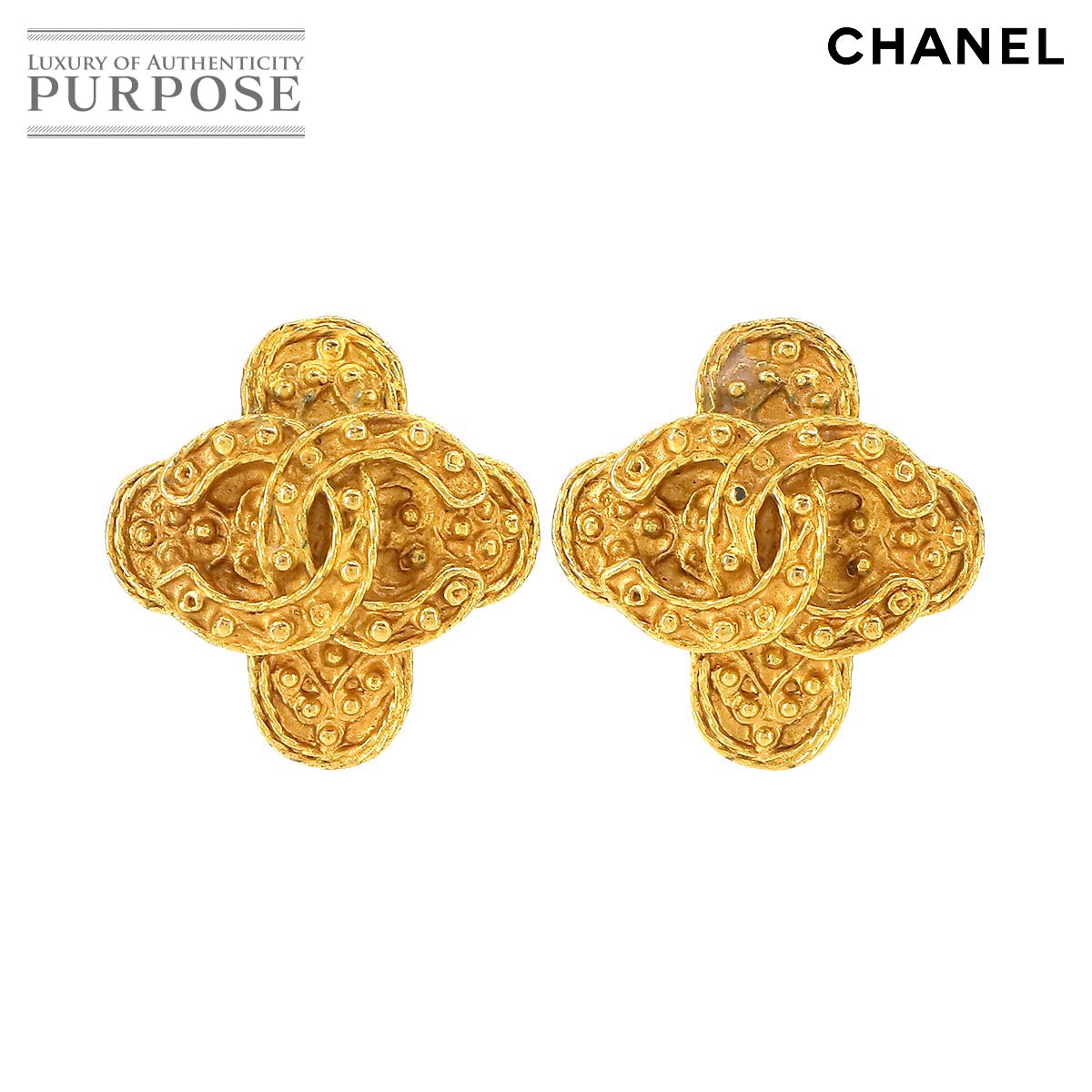 CHANEL ココマーク イヤリング ゴールド 94A アクセサリー ヴィンテージ Vintage Earrings シャネル 90231323