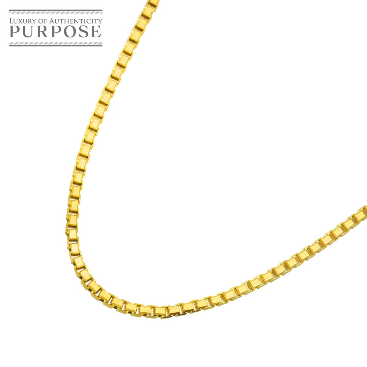 K18 YG ベネチアン ネックレス 40cm イエローゴールド 750 Necklace 90323715
