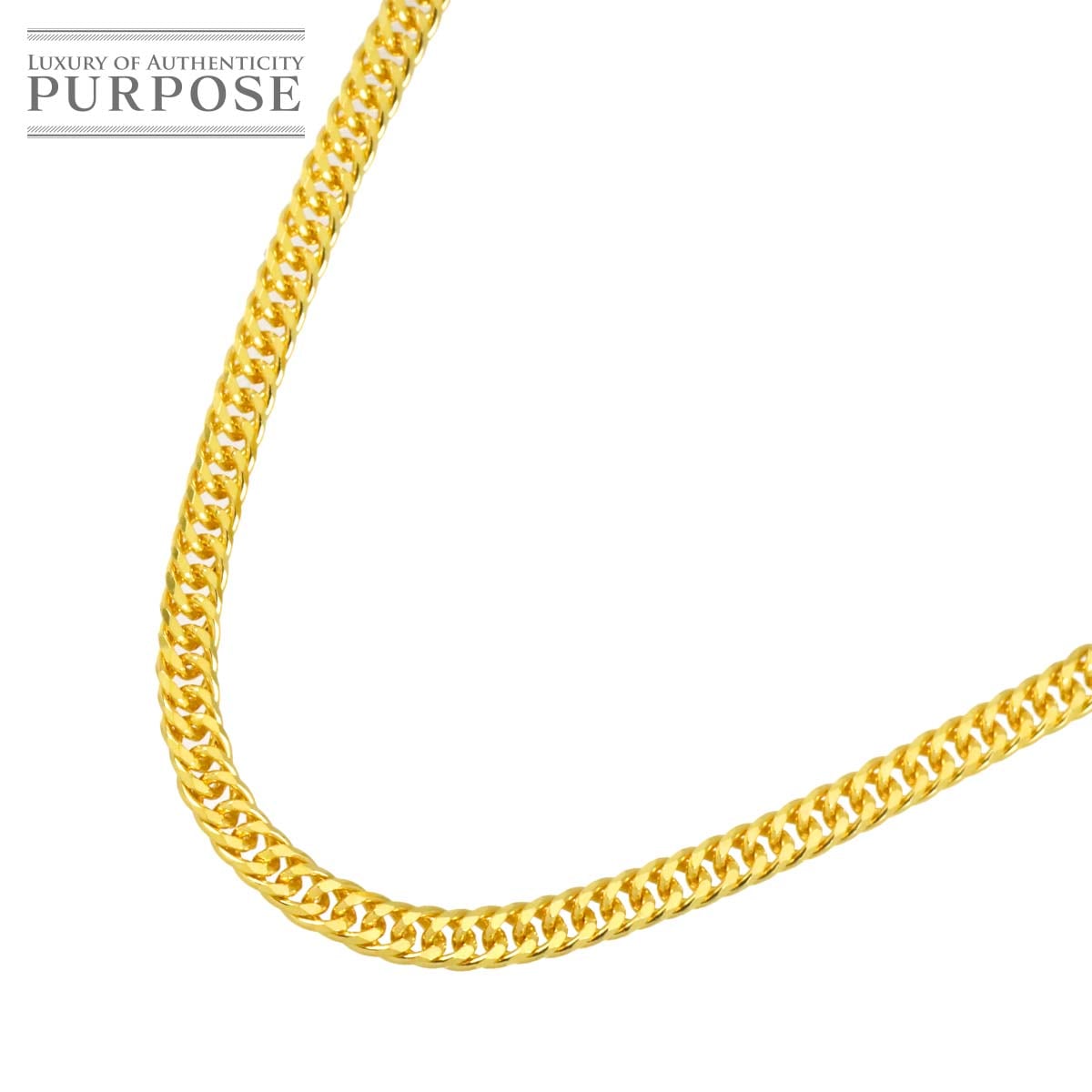 K24 喜平 ネックレス 45cm 6面ダブル 17.9g 幅3.2mm イエローゴールド 999 キヘイ kihei necklace 90326799