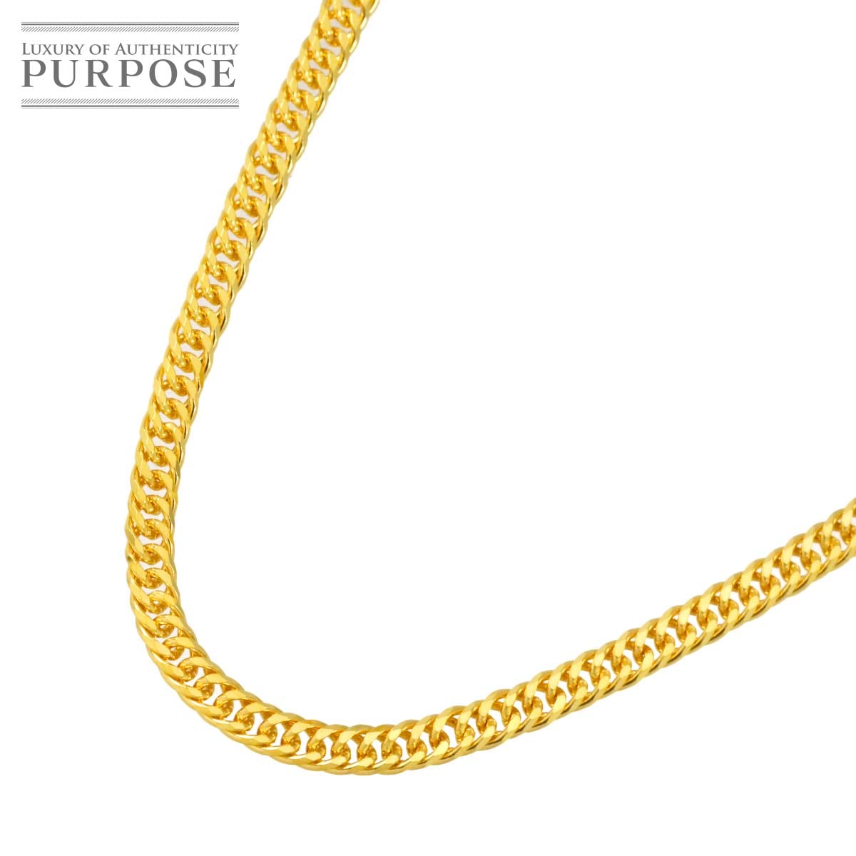 K24 喜平 ネックレス 45cm 6面ダブル 17.9g 幅3.2mm イエローゴールド 999 キヘイ kihei necklace 90326801
