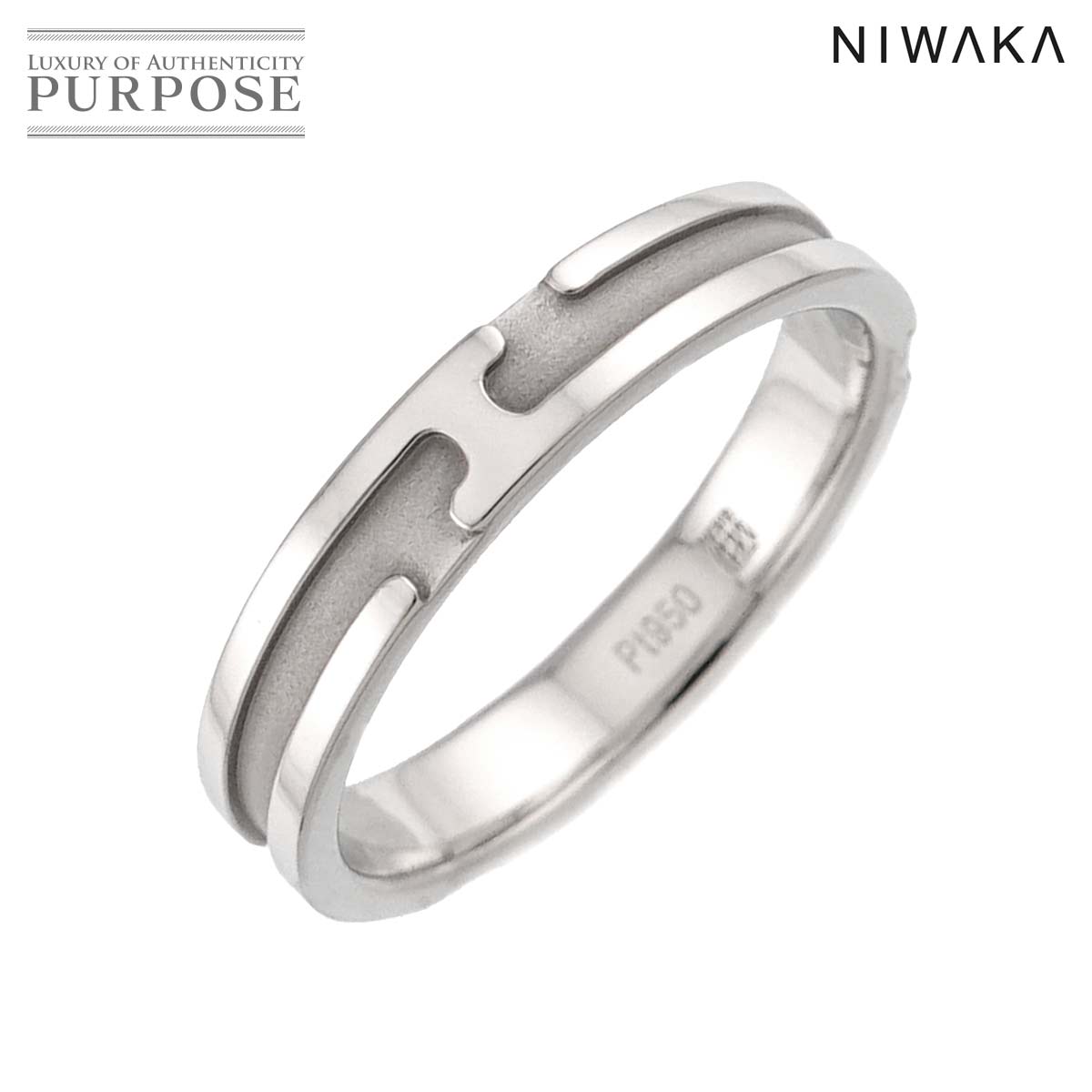 NIWAKA ニワカ 八重霞 YAEGASUMI 12.5号 リング Pt プラチナ 指輪 Ring 俄 90323539