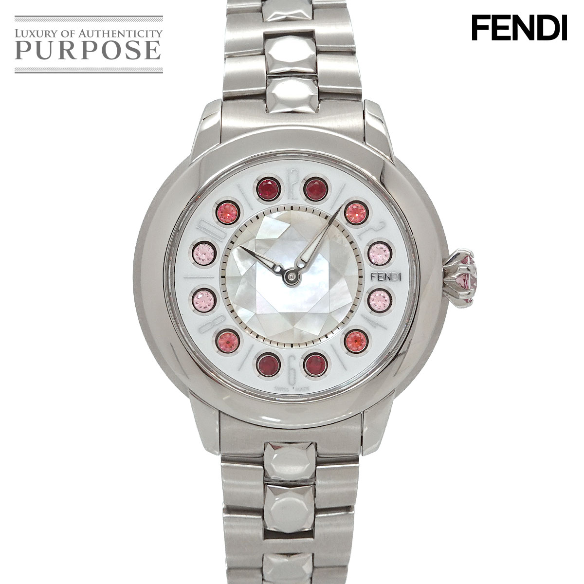 FENDI ズッカ シークレット 5400L レディース 腕時計 ダイヤモンド
