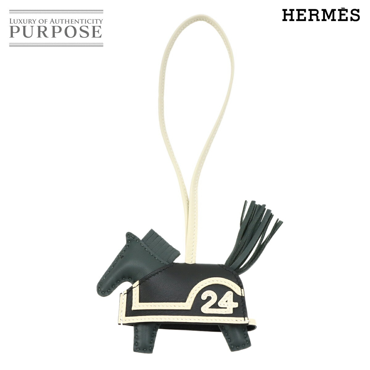 HERMES ロデオ MM バッグチャーム アニョーミロ ローズメキシコ Y刻印 HERMES ロデオ MM バッグチャーム アニョーミロ ローズメキシコ Y刻印
