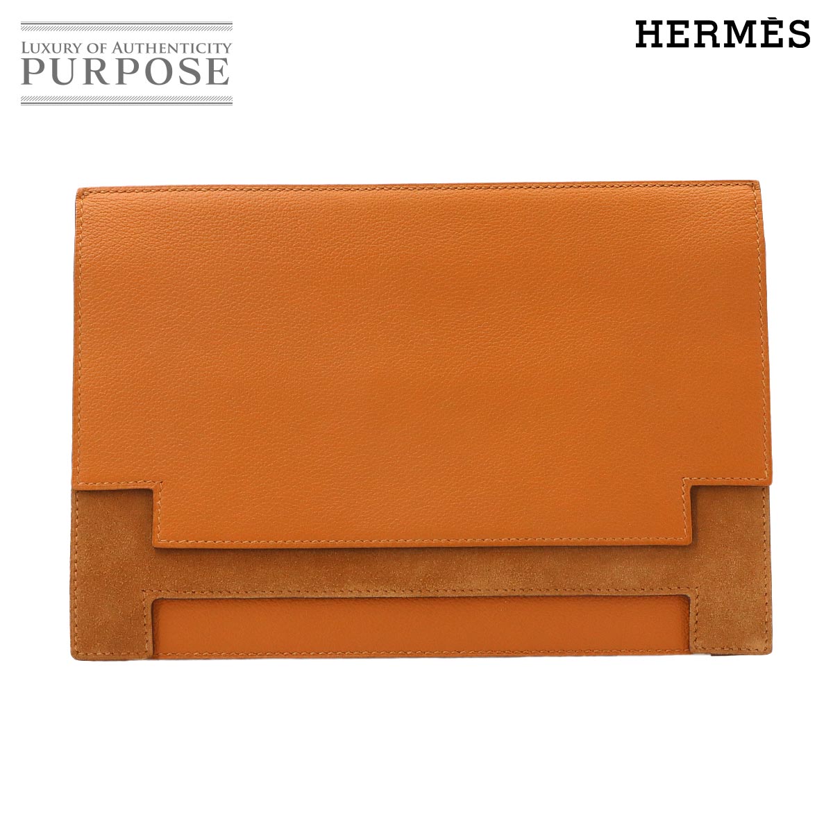 HERMES カルヴィ デュオ カードケース エバーカラー グリミスティ W