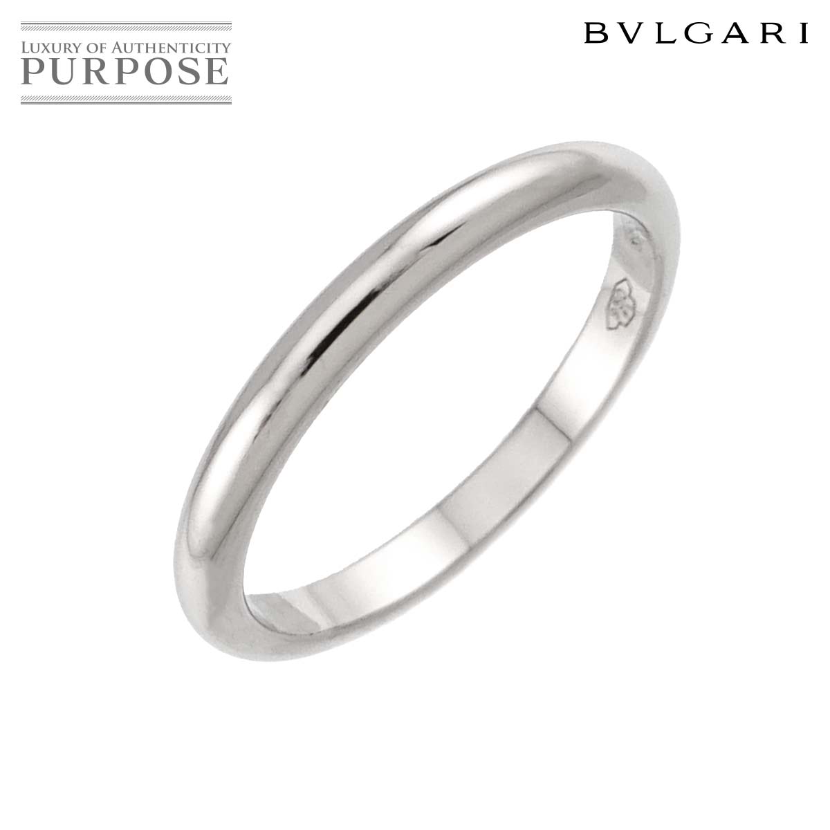BVLGARI ローマアモール #46 リング ダイヤ Pt プラチナ 指輪 Diamond Ring ブルガリ 90323534