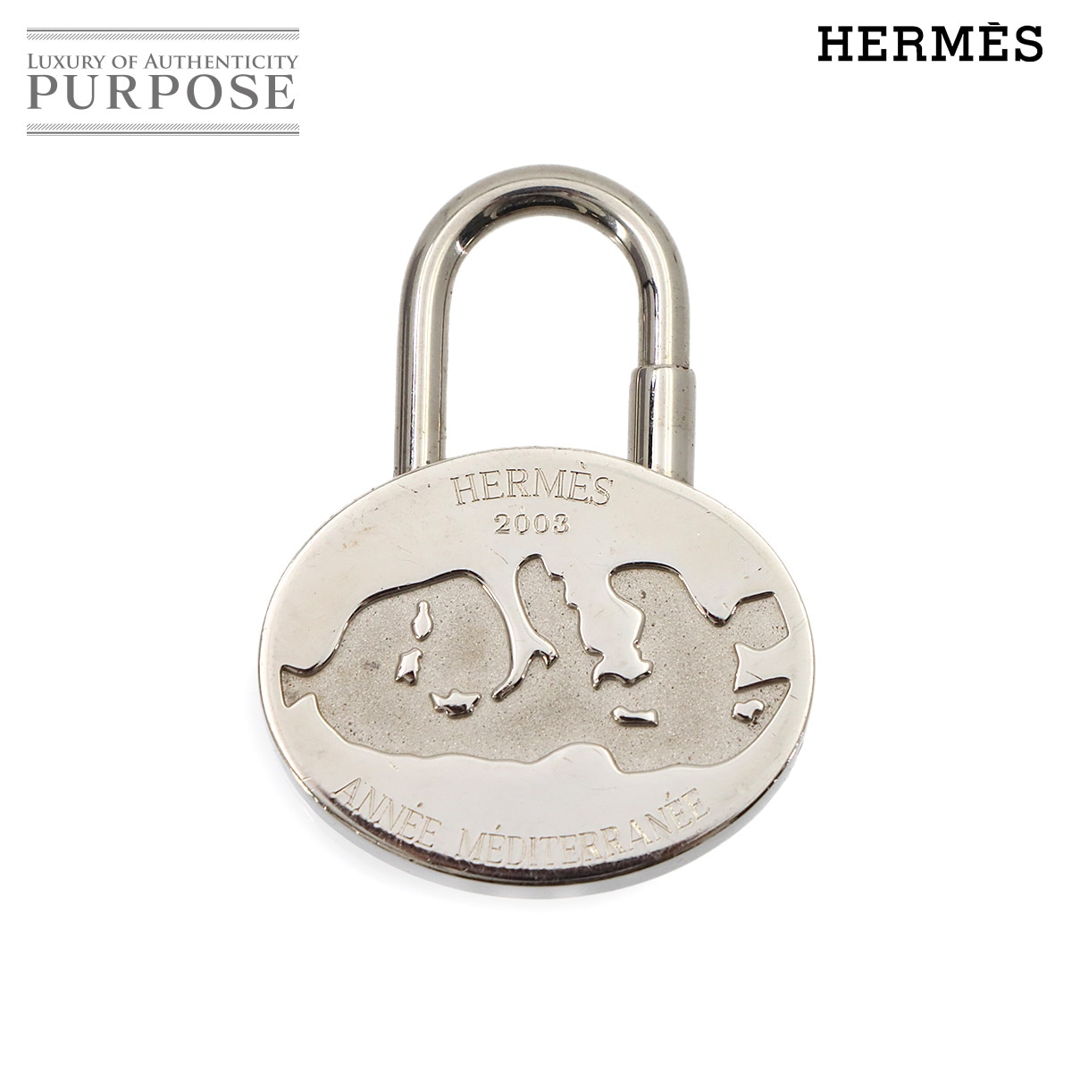 HERMES カデナ チャーム ANNEE MEDITERRANEE 地中海 2003年 ゴールド アクセサリー エルメス 90323931