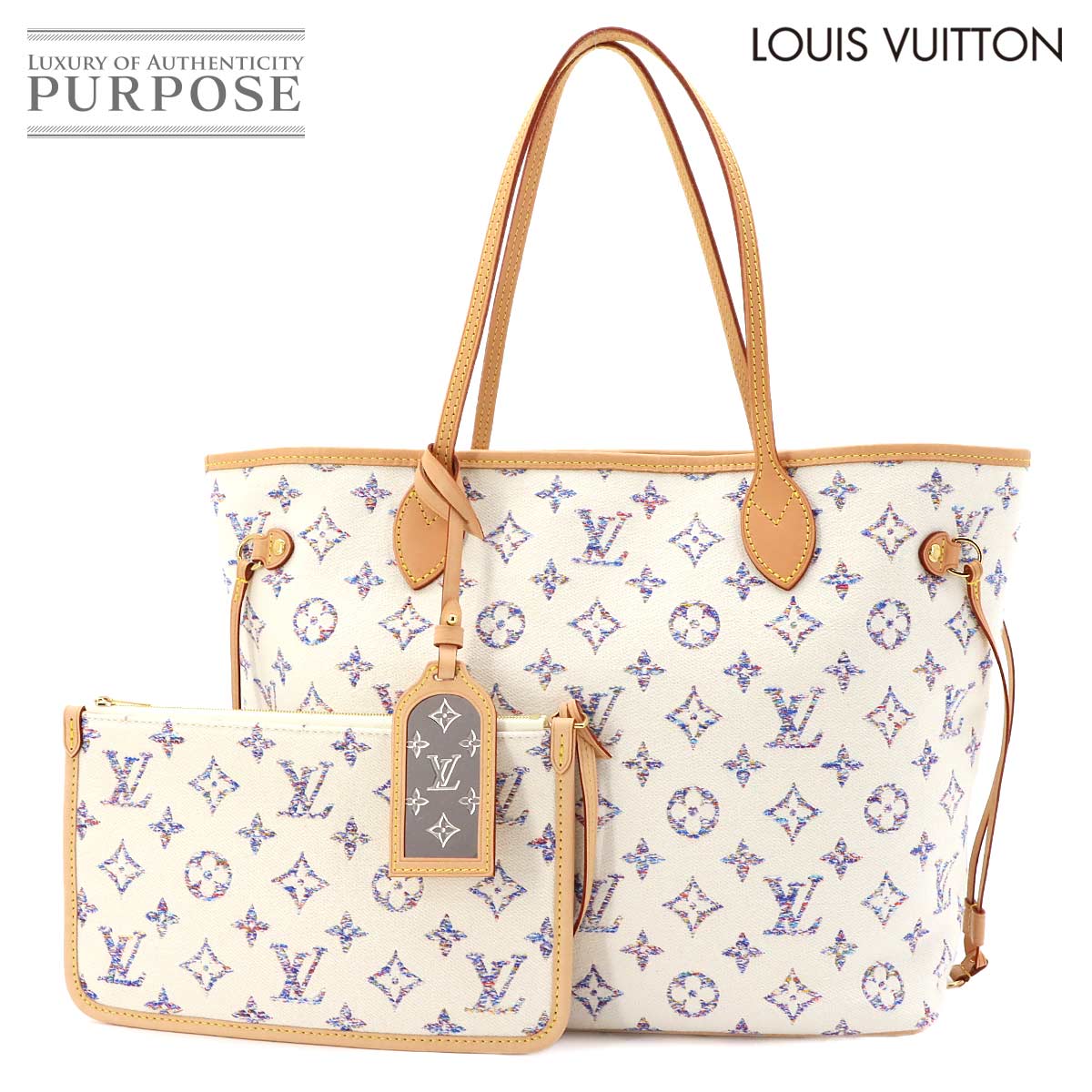 LOUIS VUITTON モノグラム ネヴァーフル PM トート バッグ ブラウン