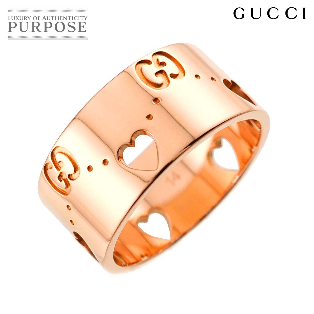 GUCCI アイコン #11 リング ダイヤ K18 WG ホワイトゴールド 750 指輪