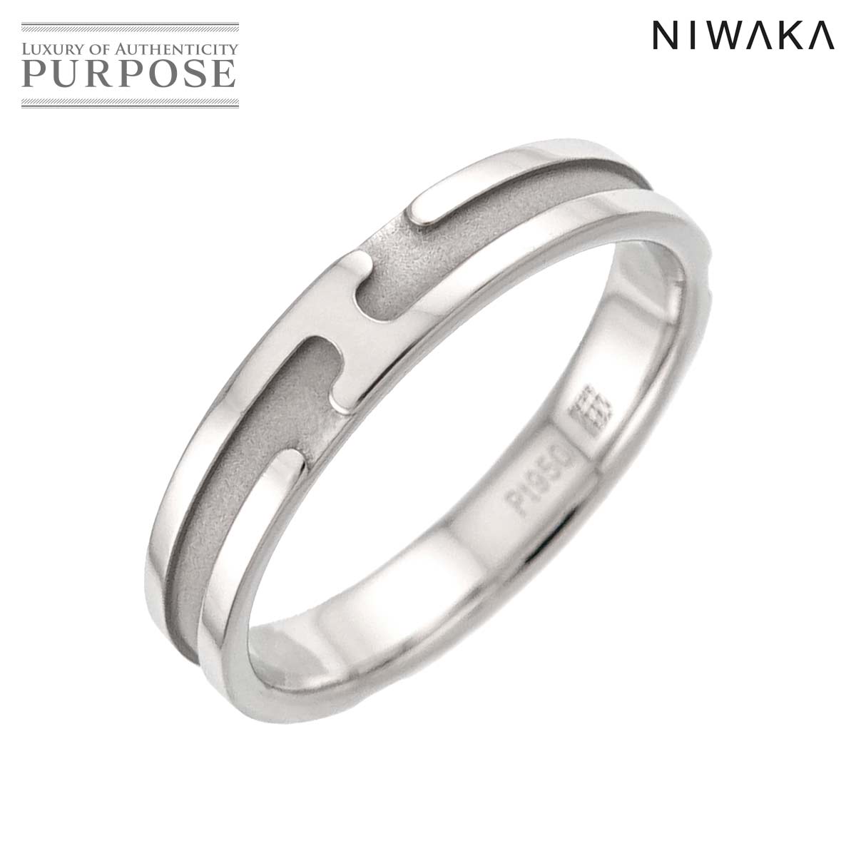 NIWAKA ニワカ 八重霞 YAEGASUMI 12号 リング Pt プラチナ 指輪 Ring 俄 90323540