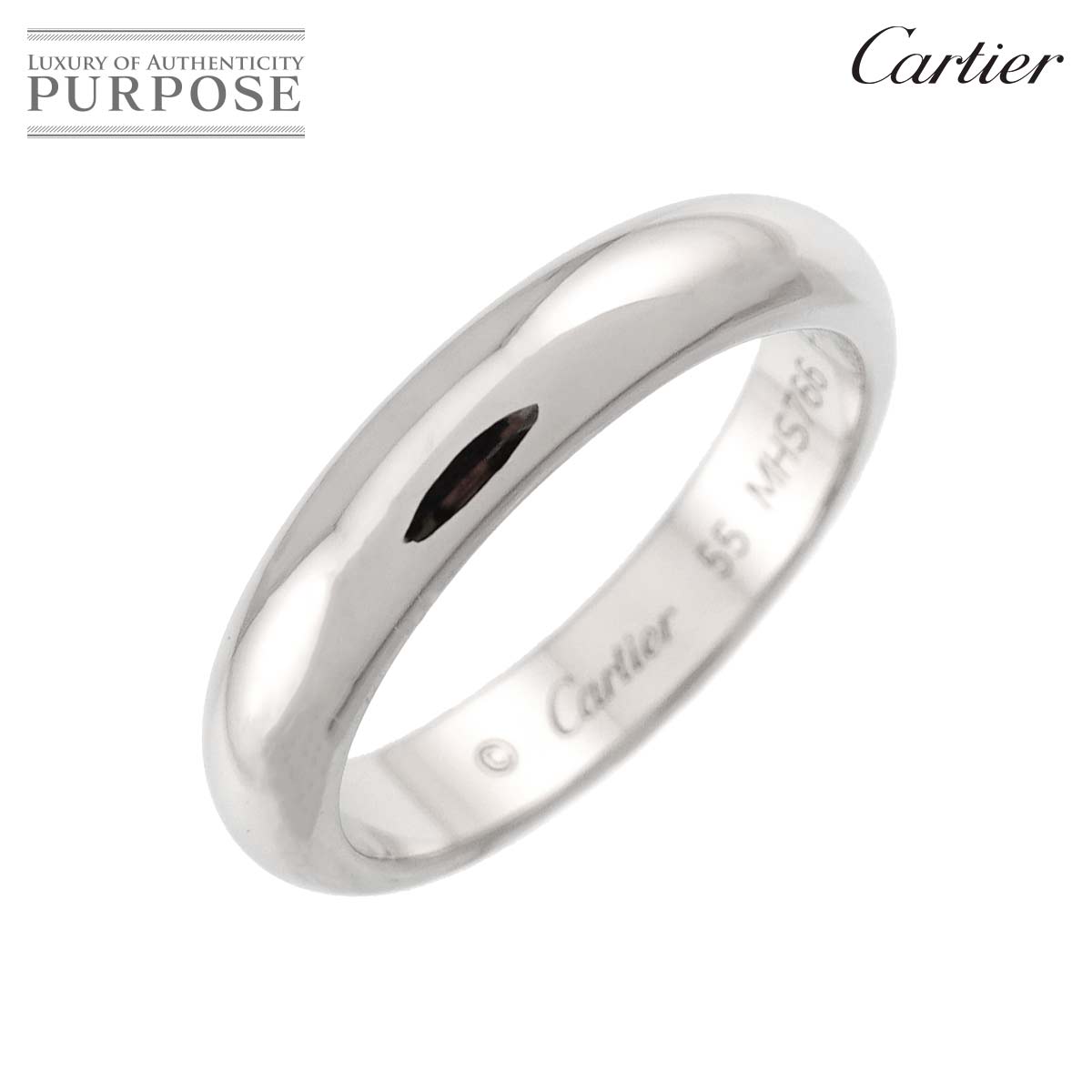 Cartier ラブ #58 リング K18 WG ホワイトゴールド 750 指輪 Love Ring