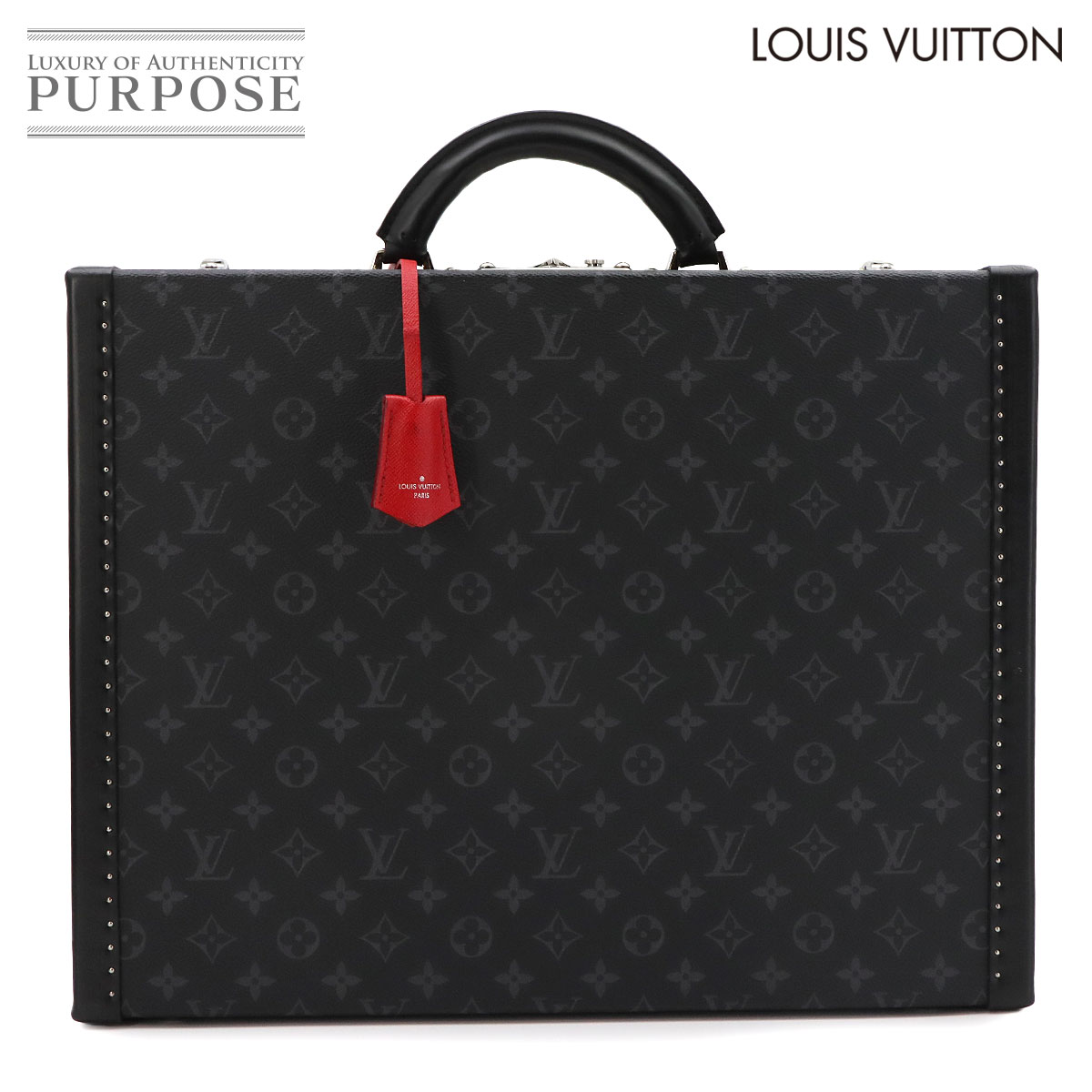 Louis Vuitton ブラック トートバッグ LOUIS VUITTON モノグラム エクリプス フラグメント カバ ライト