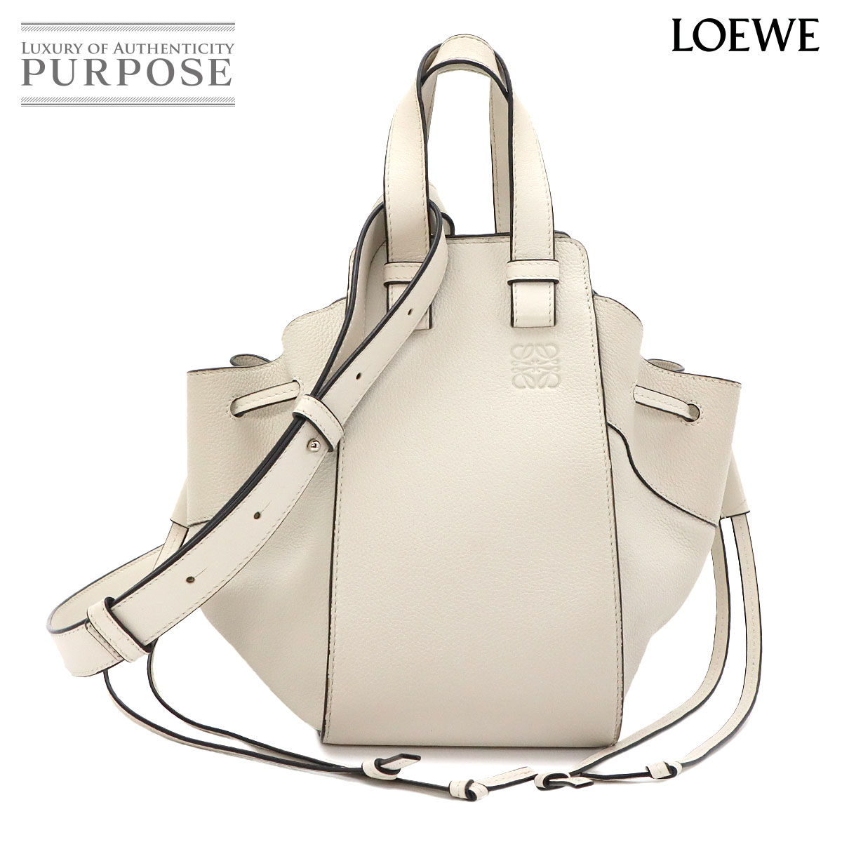 LOEWE アントン スリング バッグ ボディ バッグ キャンバス レザー