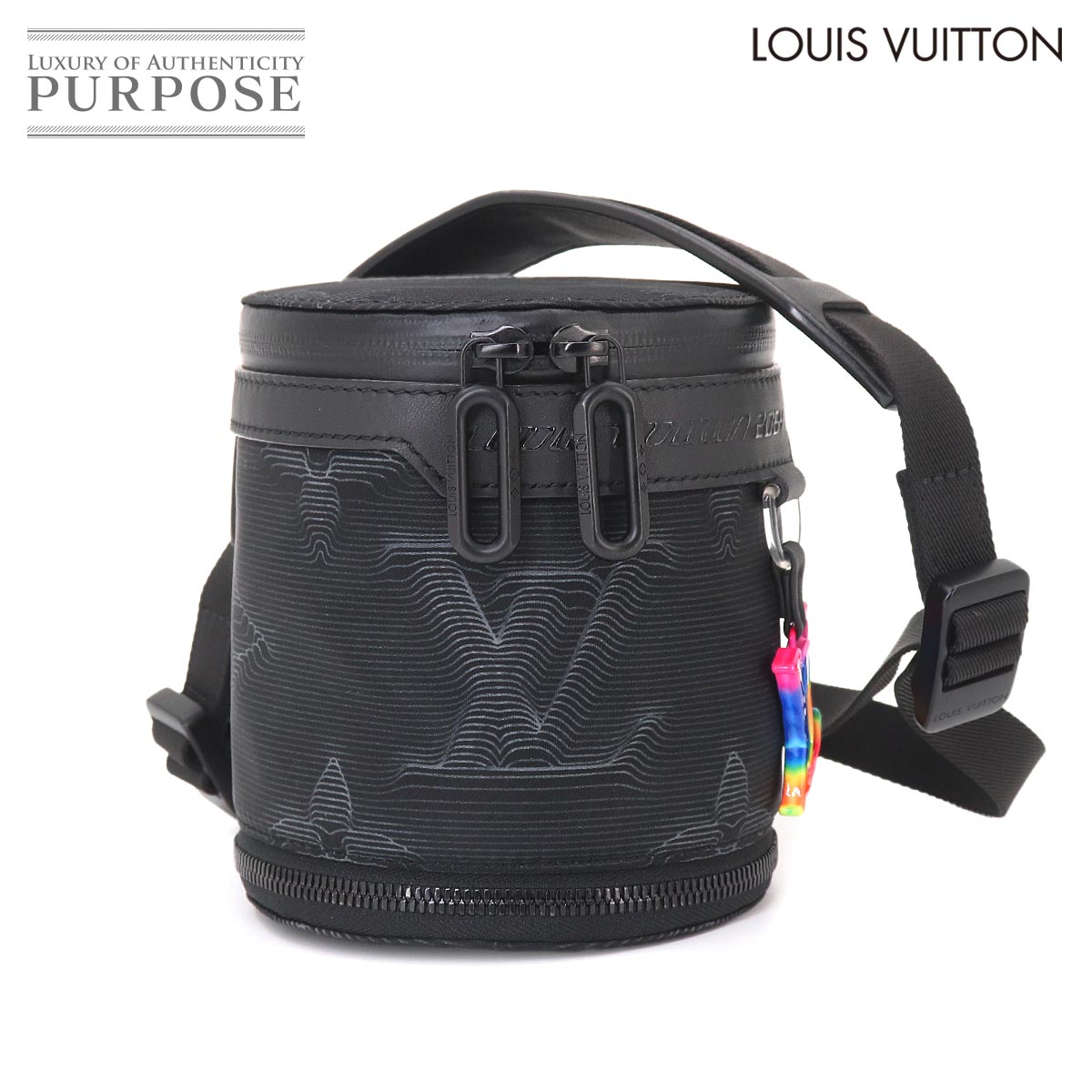 LOUIS VUITTON モノグラム エクリプス ナノ クリストファー クロス 