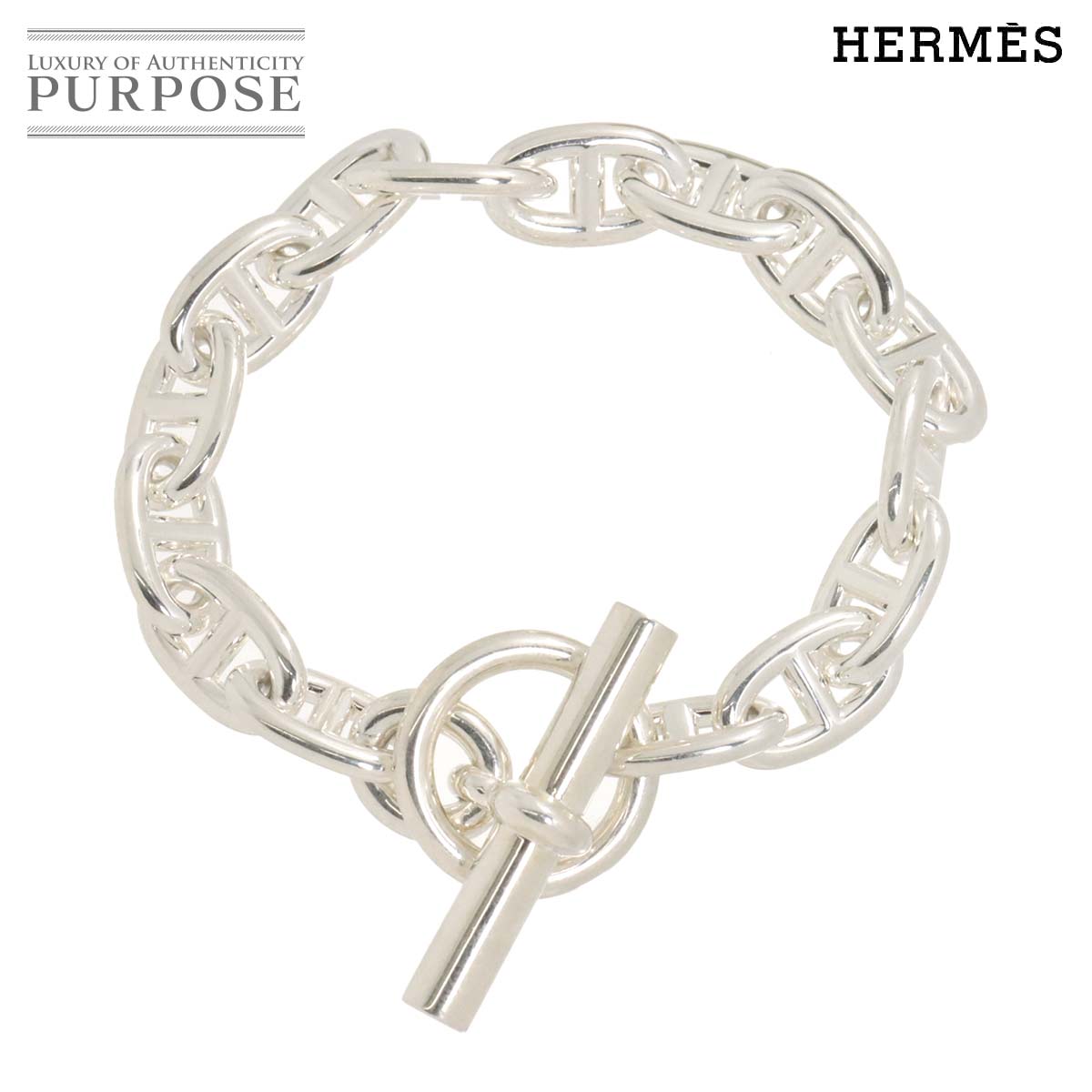 HERMES エルメス　バングル　ブレスレット HERMES ツールボックス バングル ブレスレット シルバー T4