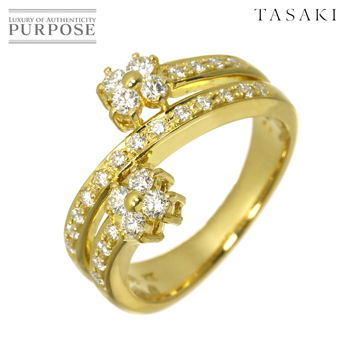 TASAKI タサキ パール 真珠 リング・指輪 K18イエローゴールド 