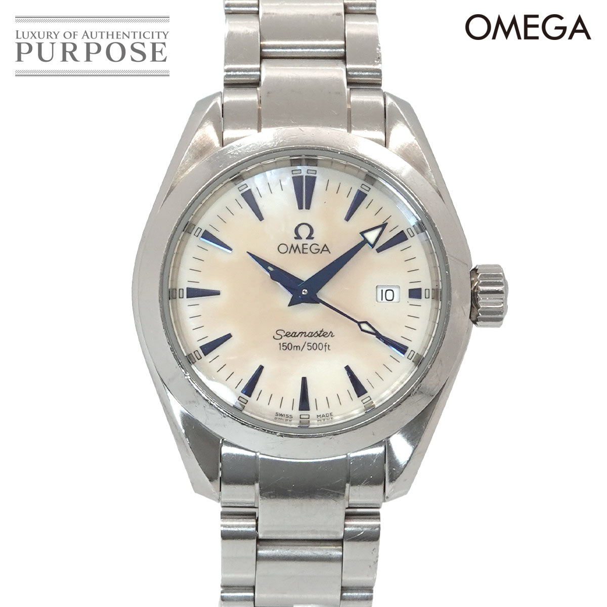 OMEGA 腕時計 ホワイトシェル　ダイヤモンド Watches,Designers,O,OMEGA | 中古ジュエリー、中古ブランド品 PURPOSE