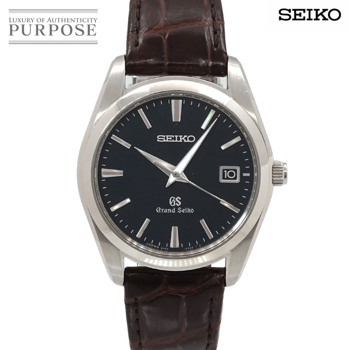 SEIKO グランド セイコー SBGX097 メンズ 腕時計 9F62 0AB0 デイト グリーン クォーツ ウォッチ GRAND SEIKO セイコー 90328064