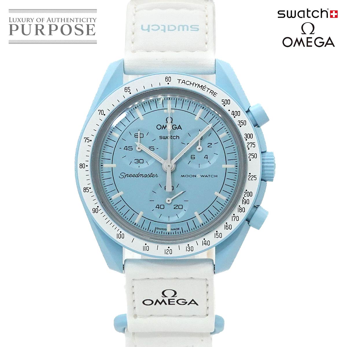 swatch OMEGA×swatch バイオセラミック ミッショントゥウラヌス SO33L100 クロノグラフ クォーツ Mission To Uranus スウォッチ 90329154