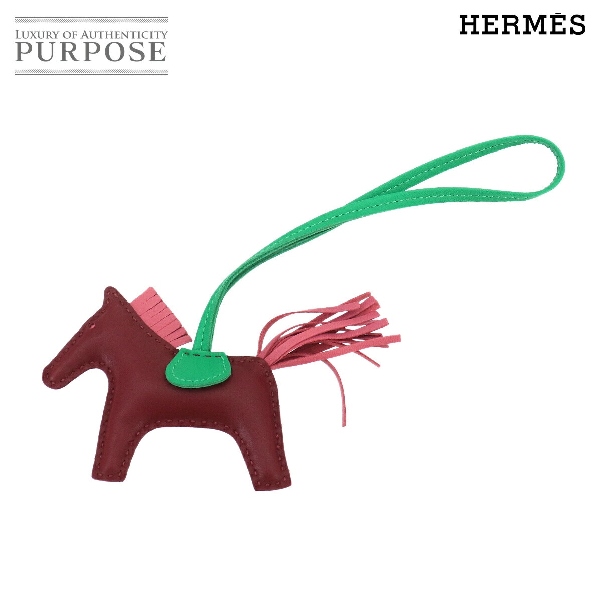 HERMES ロデオ PM バッグチャーム アニョーミロ クレ セサミ