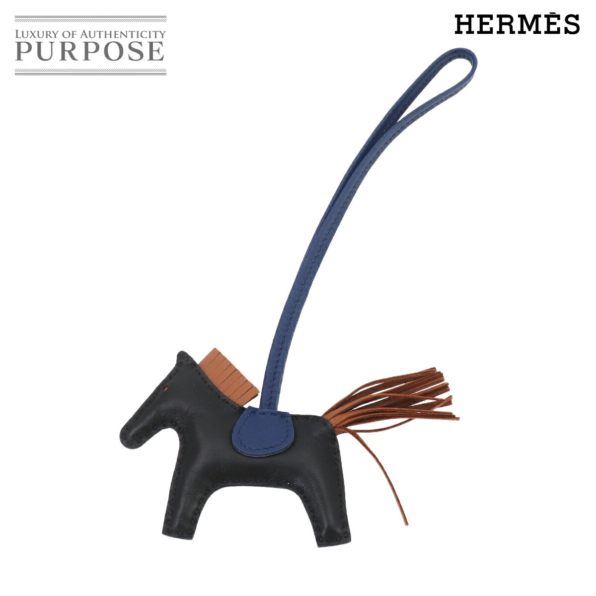 美品 エルメス ロデオ PM チャーム クレ セサミ カーネリアン 付属品 HERMES ロデオ PM バッグチャーム アニョーミロ クレ セサミ