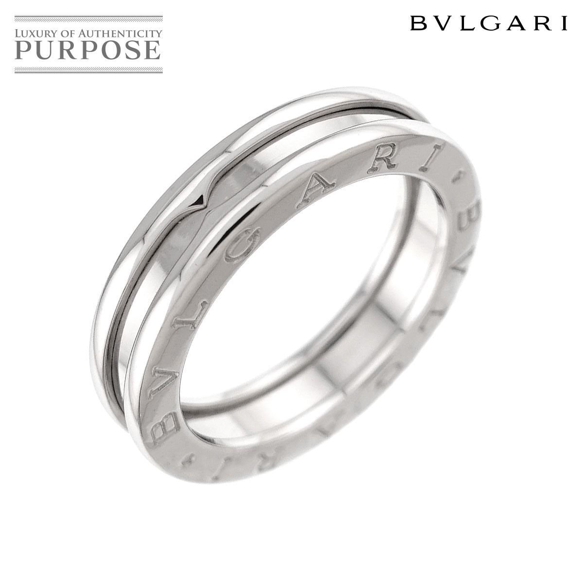BVLGARI ビーゼロワン 3バンド #62 リング K18 WG ホワイトゴールド