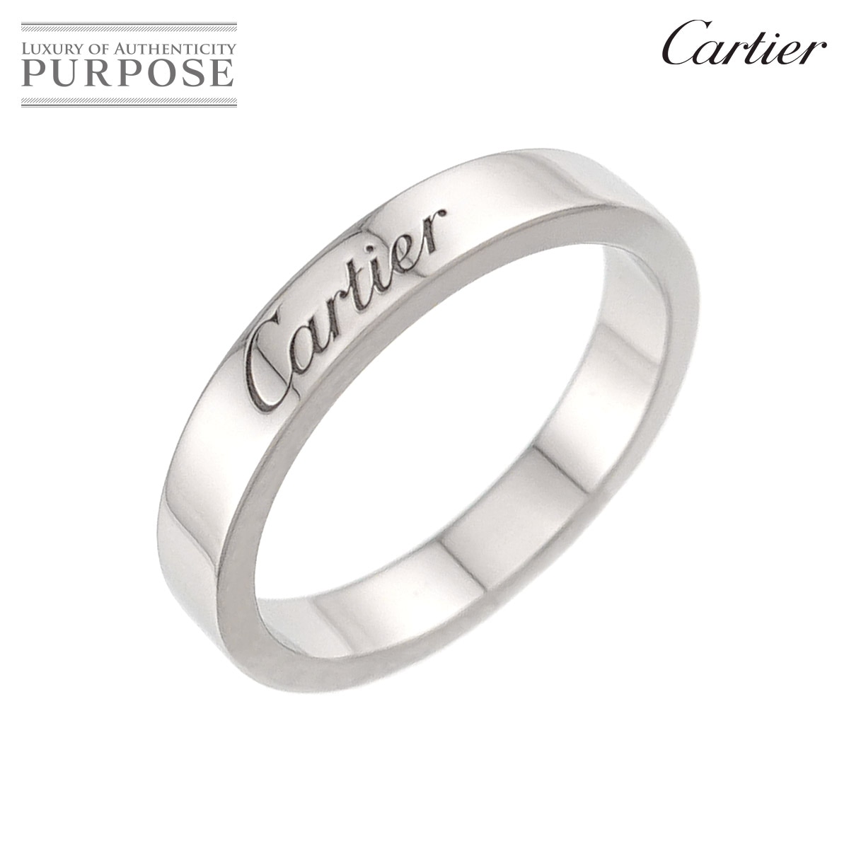 Cartier ラニエール #52 リング K18 WG ホワイトゴールド 750 指輪