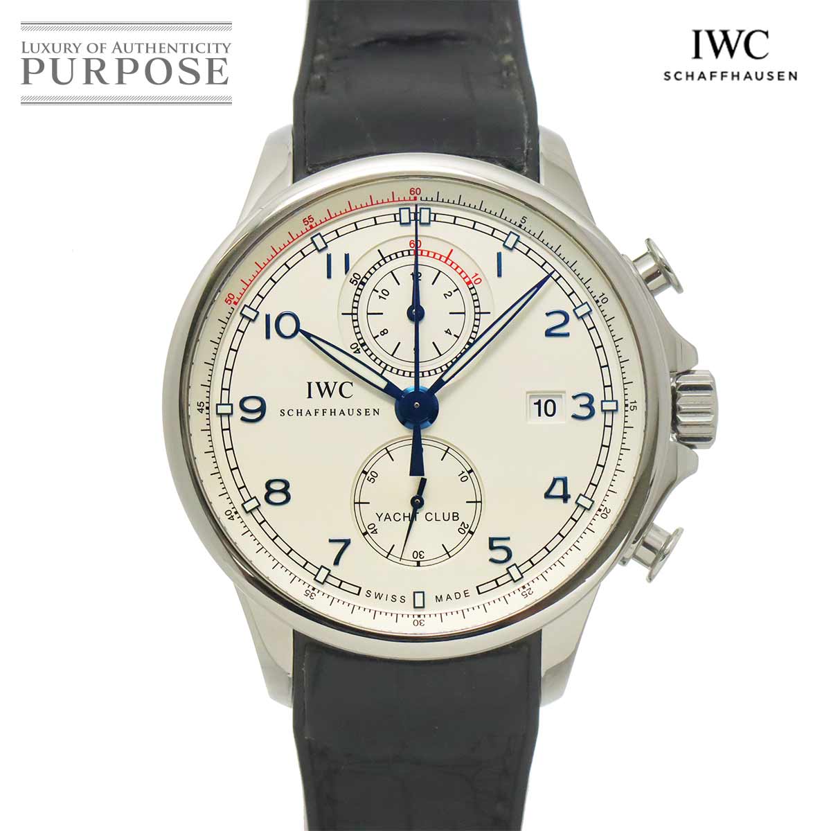 IWC ポルトギーゼ ヨットクラブ クロノグラフ オーシャンレーサー IW390216 メンズ 腕時計 デイト シルバー 自動巻き インターナショナル ウォッチ カンパニー Portuguese 90321470