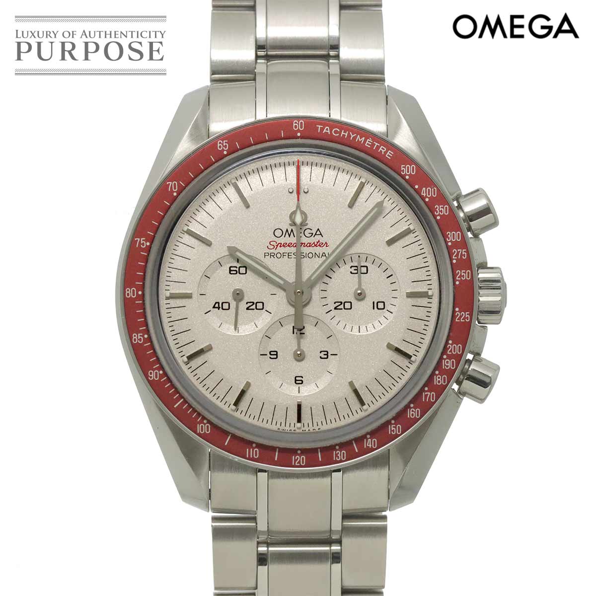 OMEGA スピードマスター 東京オリンピック2020 リミテッド 522 30 42 30 06 001 クロノグラフ メンズ 腕時計 グレー 手巻き Speedmaster オメガ 90329155