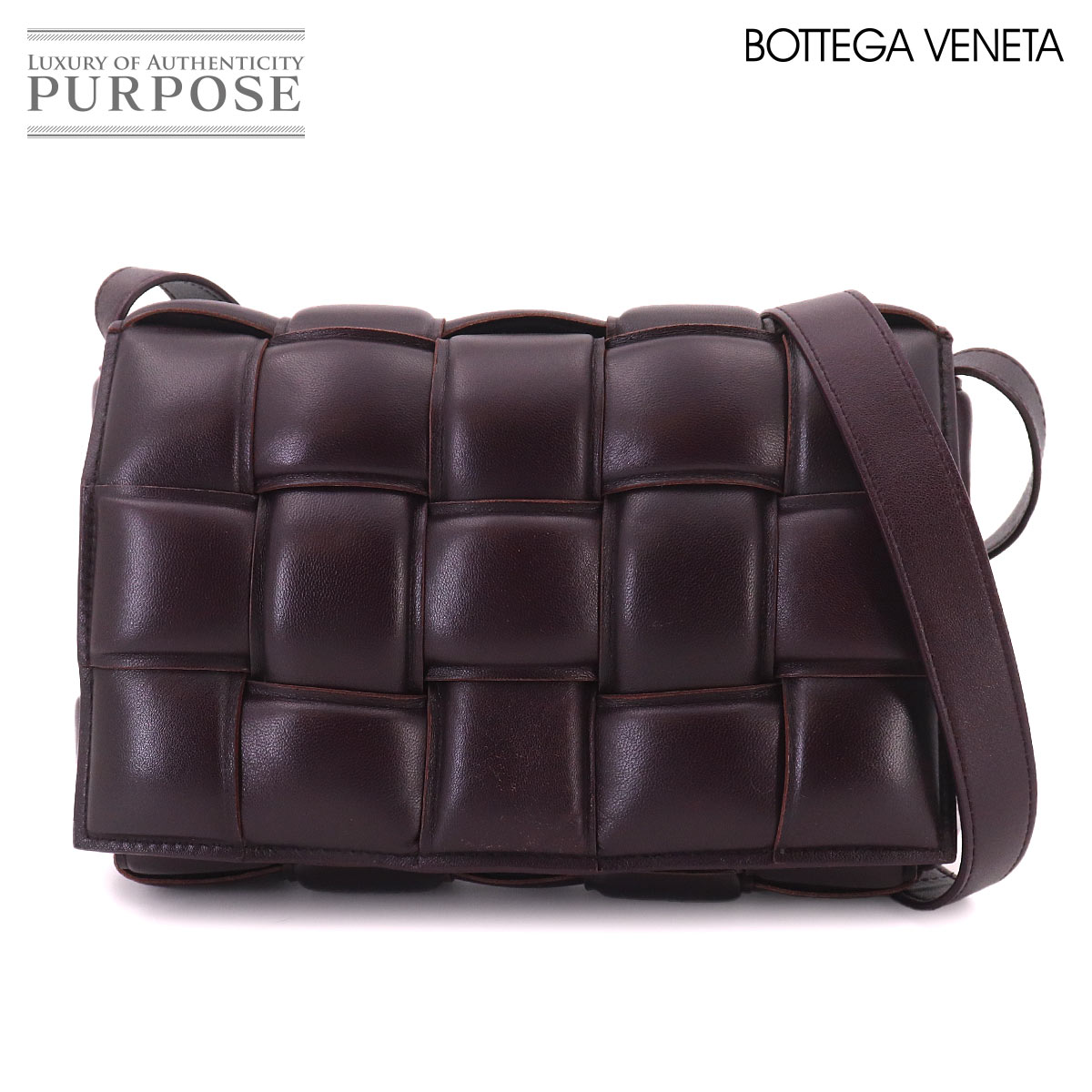 BOTTEGA VENETA イントレチャート ホーボー ハンド バッグ レザー
