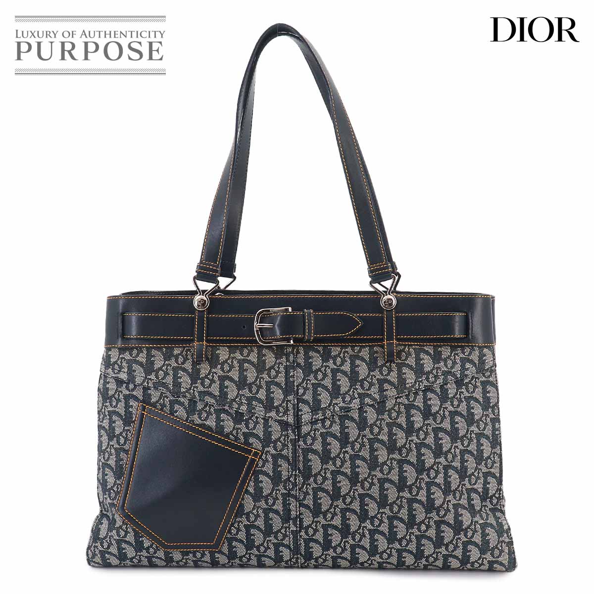 Chiristian Dior カナージュ レディディオール ミディアム 2way ハンド