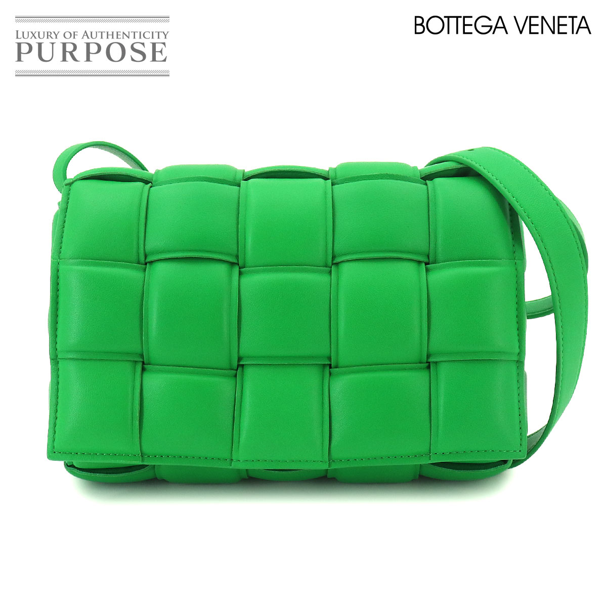 BOTTEGA VENETA イントレチャート ホーボー ハンド バッグ レザー
