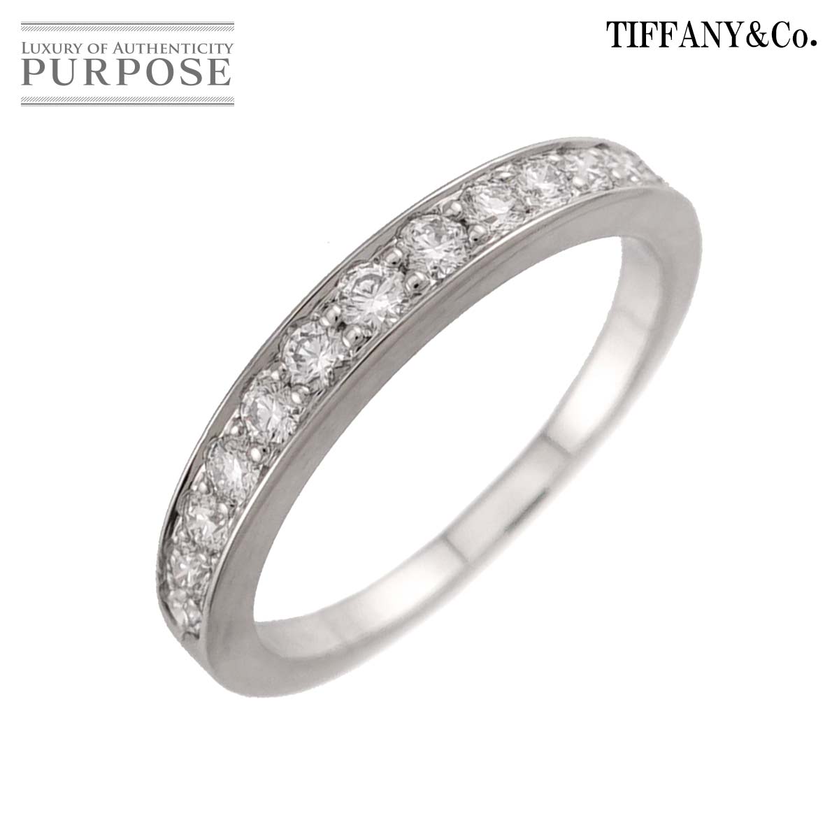 TIFFANY&CO. ハーモニー ダイヤ 0.35ct F/VS1/3EX 10号 リング Pt 