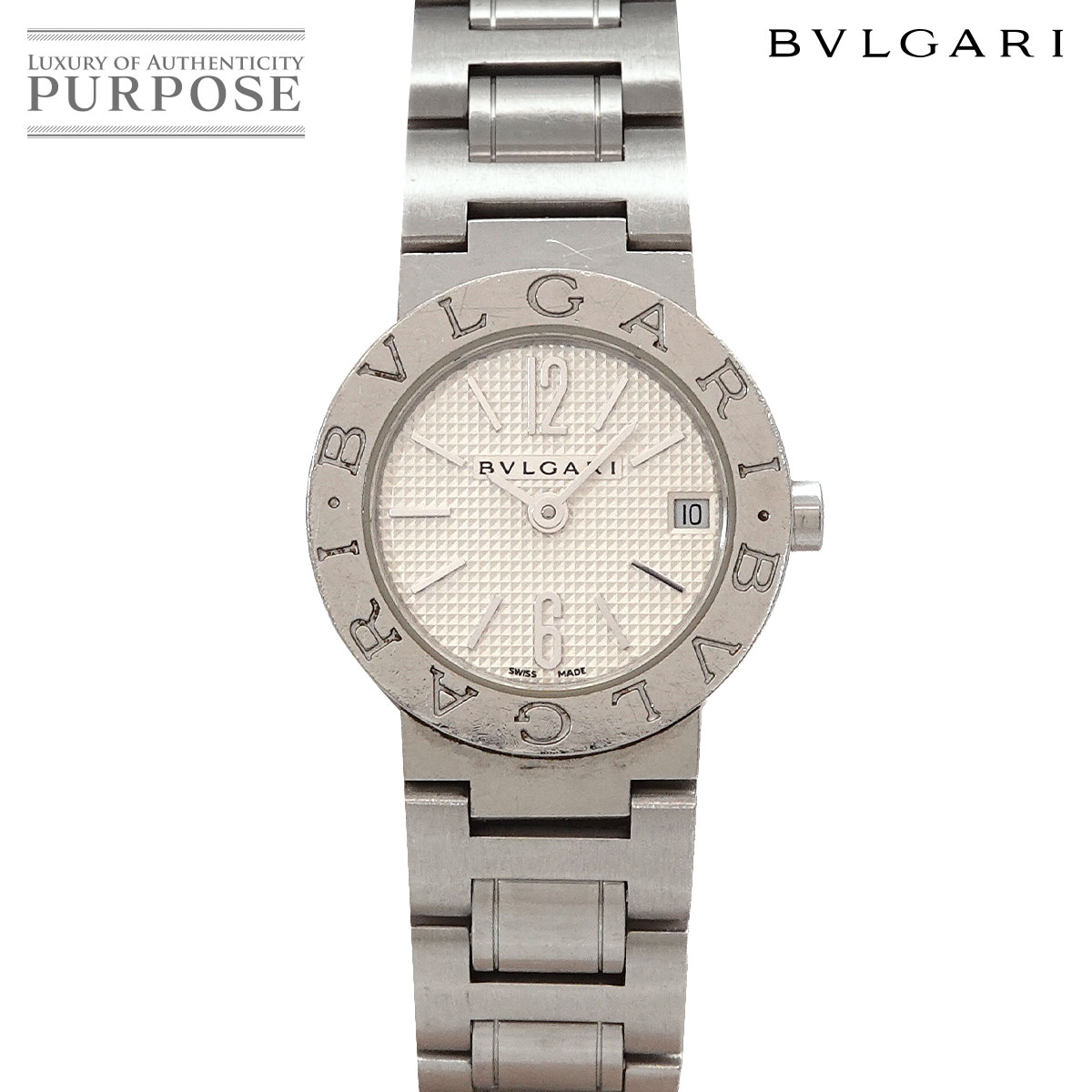 BVLGARI ブルガリブルガリ BB23SS レディース 腕時計 デイト シルバー クォーツ ウォッチ BVLGARIBVLGARI ブルガリ 90326147