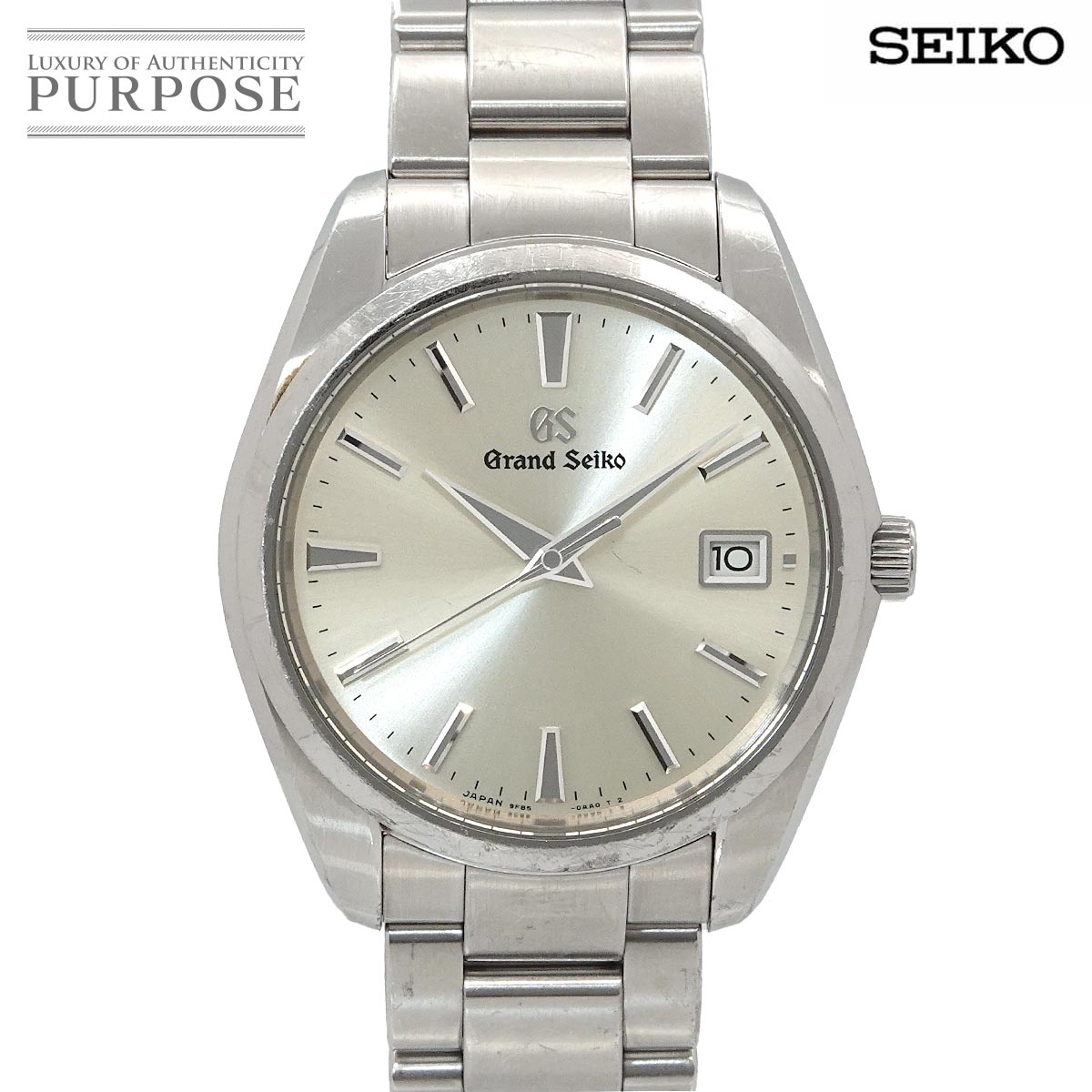GRAND SEIKO ヘリテージコレクション SBGP009 メンズ 腕時計 9F85-0AC0 デイト シルバー クォーツ ウォッチ Sports collection グランドセイコー 90329543