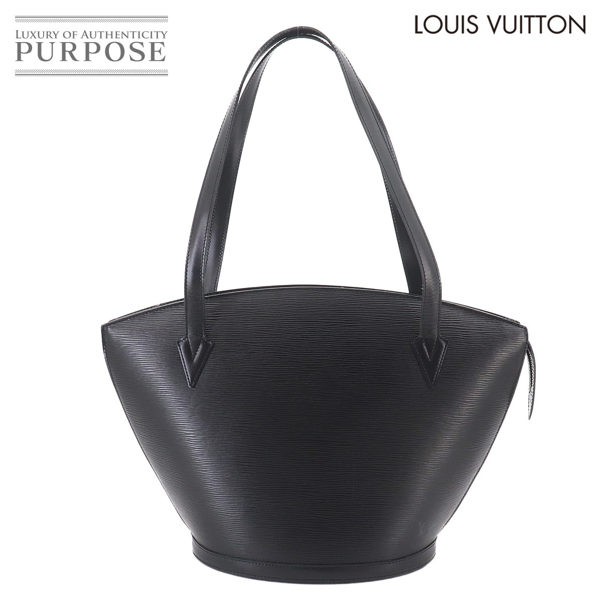 LOUIS VUITTON エピ サンジャック ショッピング トート バッグ レザー ノワール ブラック M52262 Saint Jacques ルイ ヴィトン 90324953